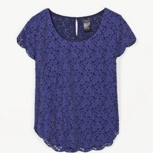 EUC Talula Betsey Blouse - Navy Blue